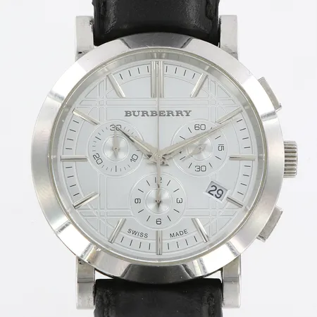 Armbandsur Burberry, Ø40mm, quartz, kronograf, Ref: BU1361, serienr: 01801, bruksrepor, inga tillbehör, tickar vid auktionsdelning,  Vikt: 0 g