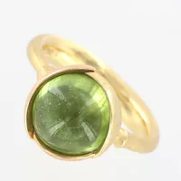 Ring, Ole Lynggaard, Lotus, Peridot, stl 17½, smärre slitage på sten, 18K roséguld, Vikt: 10 g