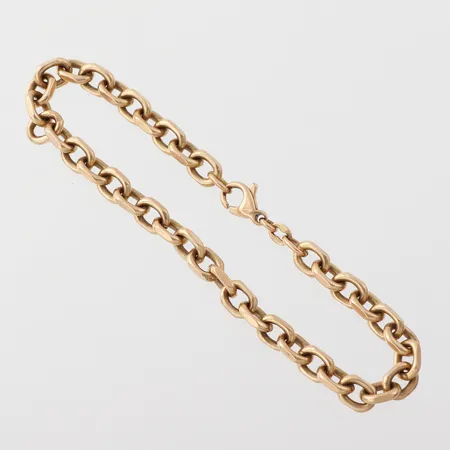 Armband ankarlänk, längd ca 21.5 cm, bredd 1.8-6.1 mm, 18k. Vikt: 28,4 g