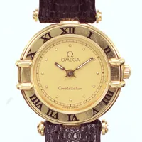 Damur Omega Constellation, Ø23mm, Quartz, 18K, orginalband,  behov av batteribyte, orginalbox  Vikt: 20 g