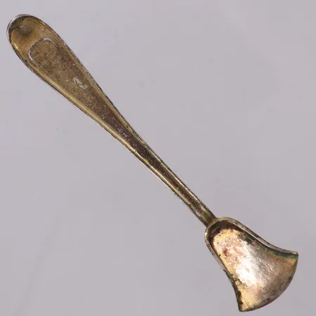 Saltsked, längd 10,3cm, år 1865, monogram A.N, silver 830/1000 Vikt: 10,5 g