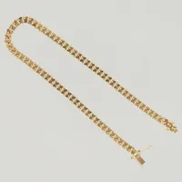 Armband pansar, bredd 4 mm, längd 21 cm, 18K Vikt: 15,5 g