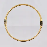 Armring, emaljdekor, Ø 69mm, 21K Vikt: 9,1 g