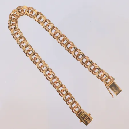 Armband Bismarck, längd 19cm, bredd 6mm, 18K Vikt: 19,8 g