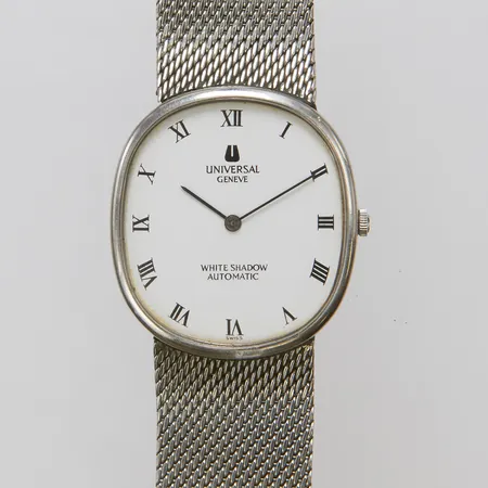 Herrur Universal Geneve White Shadow, stål,31x34mm, automatisk, boettnr: 866104, 3199581 integrerad stållänk.