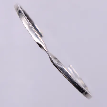 Stel armring, inner Ø ca 6,3cm, bredd: 3mm, GHA, 925/1000, silver Vikt: 10,7 g