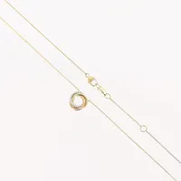 Collier, diamanter 16 x ca 0,005ct, 8/8 slipade, 42,5cm/45,5cm, 18K Vikt: 2,1 g