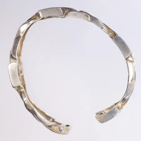 Armband, Lapponia design: Björn Weckström "Cassiopeia" 1978, 18cm, bredd ca 16cm,  silver Vikt: 54,8 g