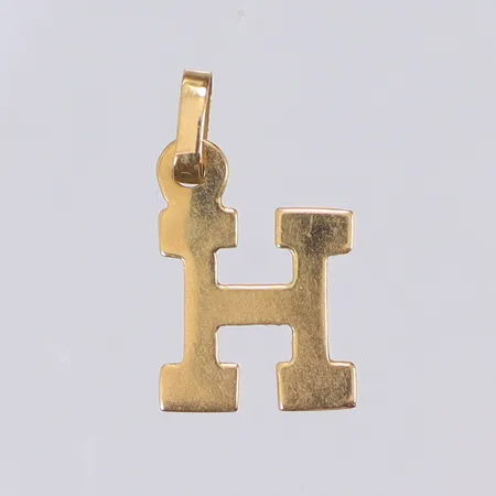 Hänge H, 15x9mm inklusive hängöglan, GHA, 18K Vikt: 0,4 g