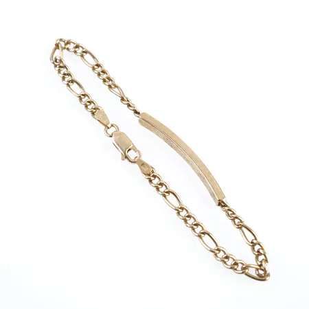 Armband, gravyr, 18k Vikt: 5 g