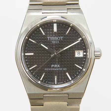 Herrur Tissot Powermatic 80, stål, 35mm, refnr: T137207, serienr: 26U GA0 8PB, automatisk, stållänk