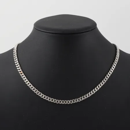 Collier Pansar, längd 47cm, bredd 5,2mm, silver 925/1000 förutom låset ej silver Vikt: 29,3 g