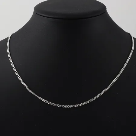 Collier Pansar, länk 50cm, bredd 2,7mm, silver 925/1000  Vikt: 10,4 g