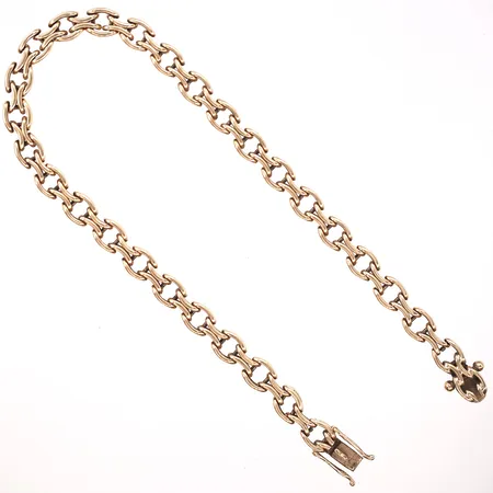 Armband, 21,5cm, bredd 5mm, 1983, Sipsas Guldsmedja Hb Nicolaos, 18K.   Vikt: 17,3 g