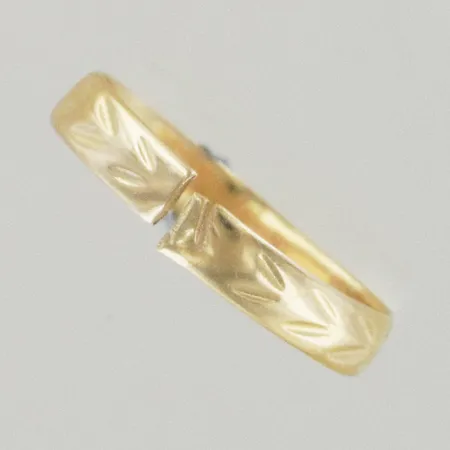 Ring avklippt, 18K Vikt: 1,3 g