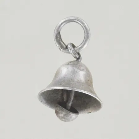 Hänge ringklocka, längd 1,5 cm, silver 925/1000 Vikt: 1 g