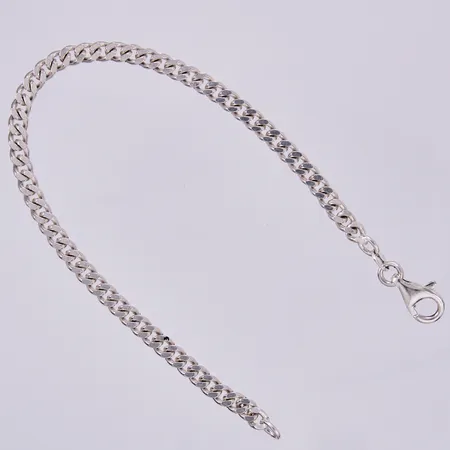 Armband pansar, längd: ca 20cm, bredd: ca 4mm, GHA, 925/1000, silver Vikt: 9,2 g