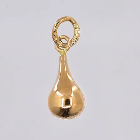 Hänge, droppe, 17x6mm, 18K Vikt: 0,4 g