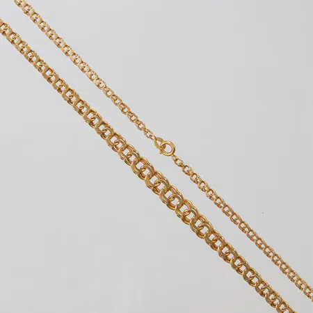 Collier, doserad Bismarck, längd:45cm, bredd:3-6,5mm, 18K. Vikt: 11,7 g