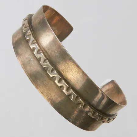 Silverarmring, 65x50mm, bredd:16-23,5mm, Claës Giertta, Stockholm 1960, 830/1000. Vikt: 34,8 g