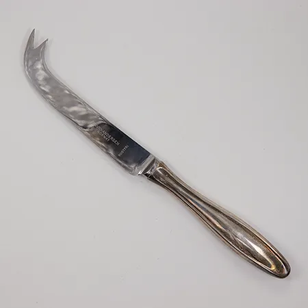 Ostkniv, 20cm, rostfritt stål/ sterling 925/1000 silver, Norway. Bruttovikt: 80,9g Vikt: 0 g