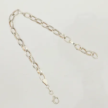 Armband, längd 19m, bredd 5,4mm, 925/1000 silver Vikt: 8,1 g