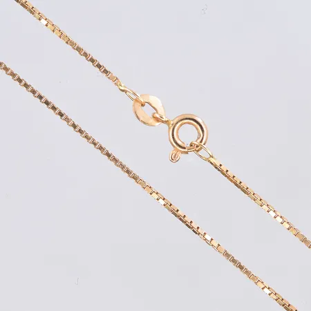 Kedja Venezia, längd 49 cm, bredd 1 mm, 18K. Vikt: 3,7 g