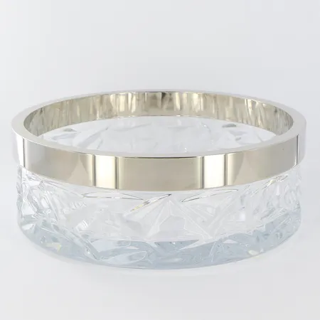 Skål Orrefors Carat, design: Lena Bergström, Ø21,6cm, Höjd: 8cm, smärre bruksrepor undertill 