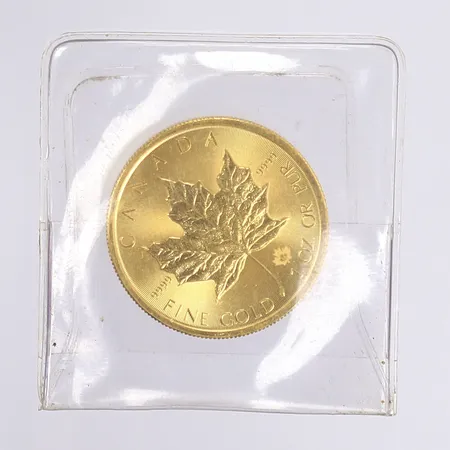 Mynt Canada Maple Leaf, Elisabeth II 50 Dollars 2016, Canada Fine gold, Ø30mm, 24K, 31,1g Vikt: 31,1 g