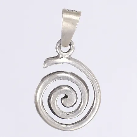 Hänge spiral, 37x19mm inkl. ögla, silver 925/1000 Vikt: 5,4 g