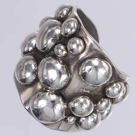 Ring, stl ca 20, bredd 5-26mm, silver 925/1000 Vikt: 29,6 g