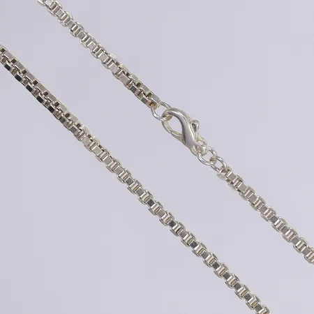 Halskedja Venezia, 82cm, bredd 3mm, silver 830/1000 Vikt: 38,4 g