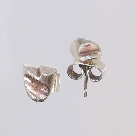 Ett par Örhängen  Lapponia design Björn Wecktröm 7x7mm, silver 925/1000 Vikt: 2,8 g