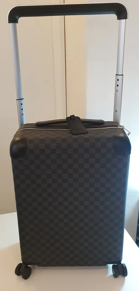 Kabin väska Louis Vuitton Horizon 55, Damier Graphite Canvas travel bag,  55 x 21 x 38 cm, små märken 