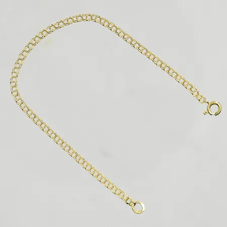 Armband Bismarck, längd 17½ cm, bredd 3 mm, 18K. Vikt: 1,9 g