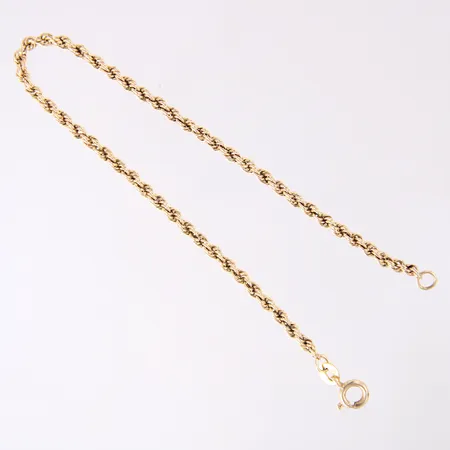 Armband Cordell, längd 18,5cm, bredd 3mm, 14K  Vikt: 1,8 g