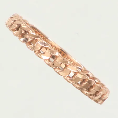 Ring, stl 16½, bredd 2,5mm, 14K  Vikt: 1,2 g