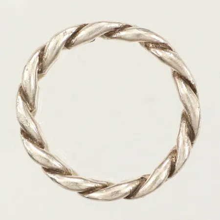 Ring Pansar, stl 16½, bredd ca 7mm, något bucklig, 925/1000 silver Vikt: 6,5 g