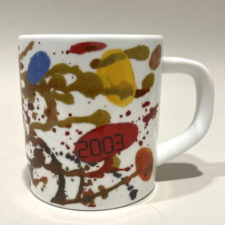 Mugg, Royal Copenhagen Annual mug, 2003, Doris Bloom, höjd ca 11,5cm, Ø ca 10,5cm Skickas med postpaket.