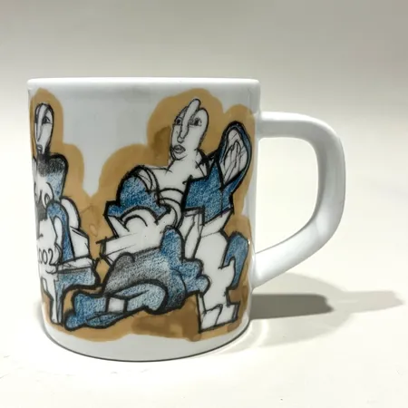 Mugg, Royal Copenhagen Annual mug, 2002, Steen Lykke Madsen, höjd ca 11,5cm, Ø ca 10,5cm Skickas med postpaket.