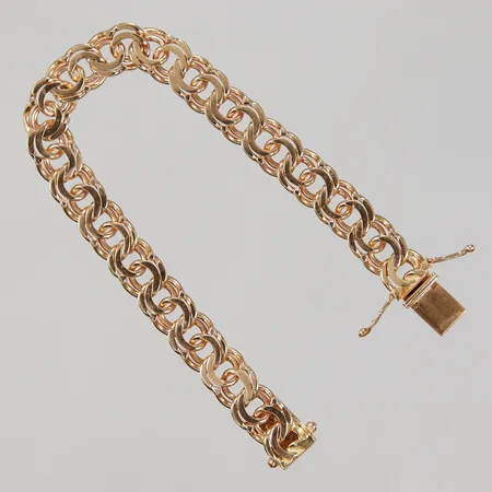 Armband, Bismarck, 19cm, bredd 9,7mm, 18K Vikt: 34,9 g