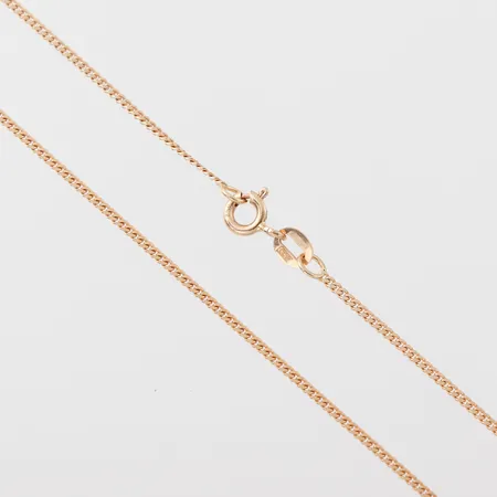 Collier Pansar, längd 50 cm, bredd 1.3 mm, 18k. Vikt: 3,8 g