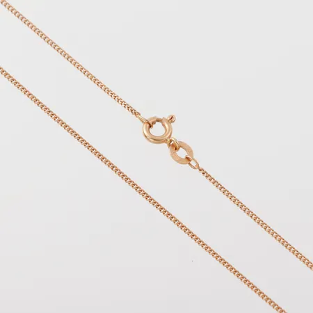 Collier Pansar, längd 42 cm, bredd 1 mm, 18k. Vikt: 2,2 g