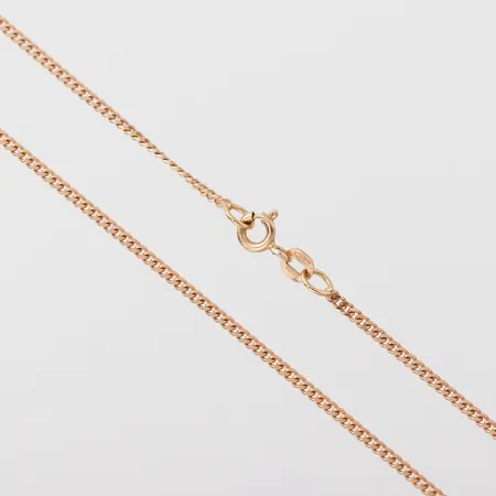 Collier Pansar, Balestra, längd 45 cm, bredd 1.7 mm, 18k. Vikt: 5,1 g