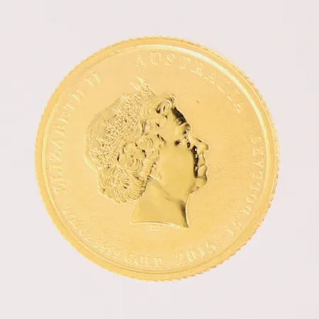 Mynt, Elizabeth II Australia, 15 Dollars, 2015, Year of the goat, plastkassett, 24K Vikt: 3,1 g