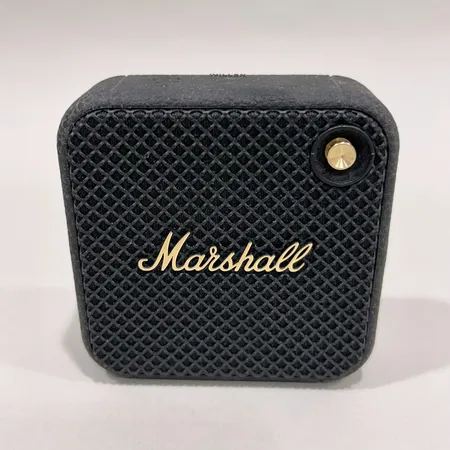 Högtalare Marshall Willen, 10x10cm, manual, box, ej funktionstestad. 