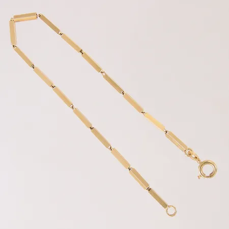 Armband, med stavar, längd 20cm, bredd 2mm, 18K  Vikt: 5,4 g