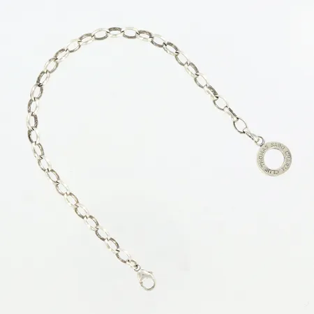Armband, Thomas Sabo, Charm Club, 19,5cm, bredd ca 5mm,  Silver 925/1000  Vikt: 8,5 g