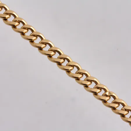 Armband i 18K guld, 18,5cm, Pansar, ihåligt, bredd 5,9mm, vikt 7,34g.