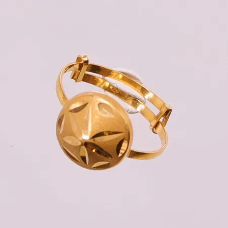 Ring, justerbar storlek, 21K 1,5g.